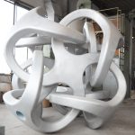 Världens största 3D-printare trycker sandform för jättestort konstverk